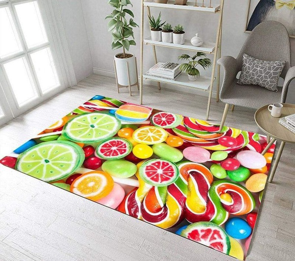 Colorful Candy Area Rug Living Room Rug Home Decor Floor Decor VH3