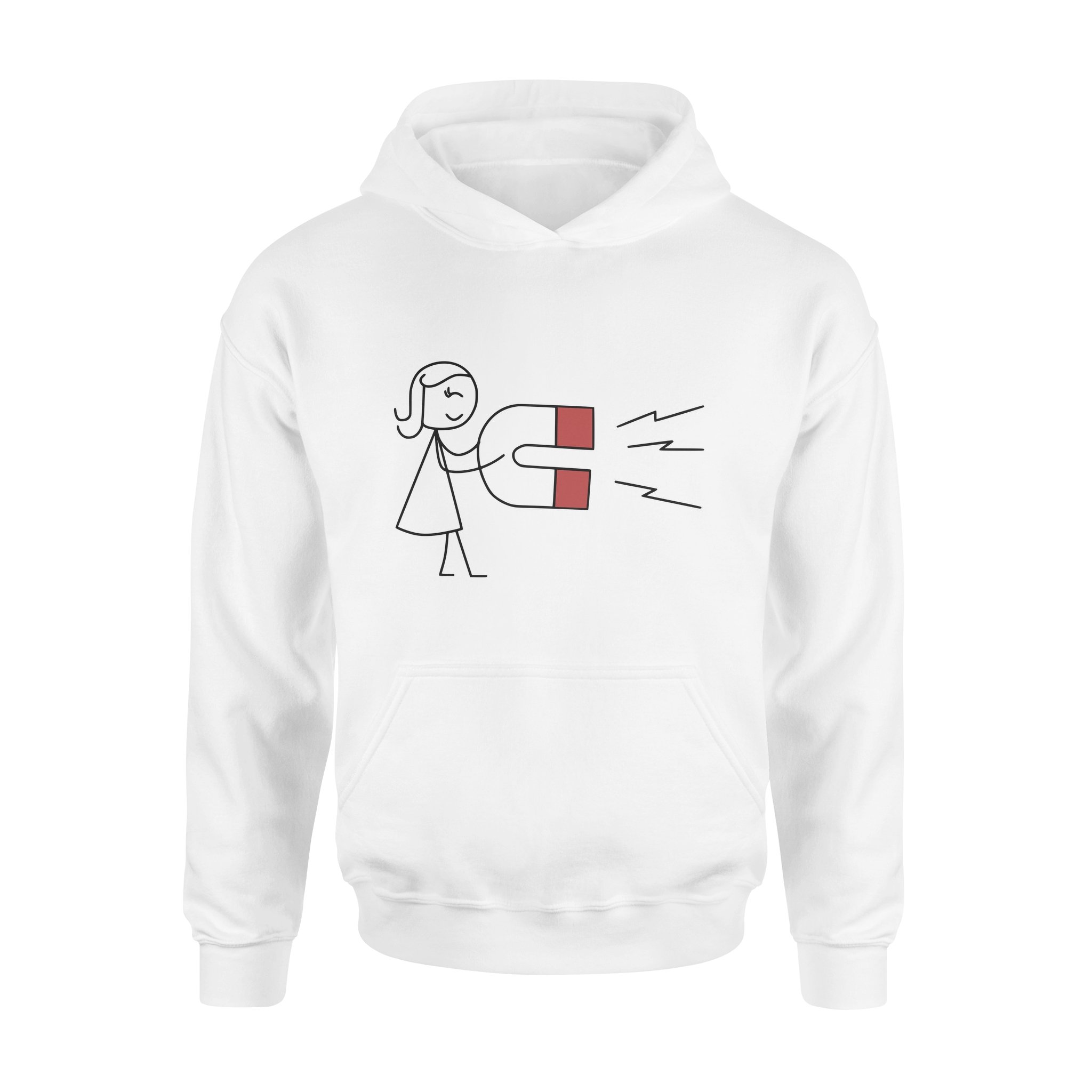 Couple Heart Magnet Hoodies
