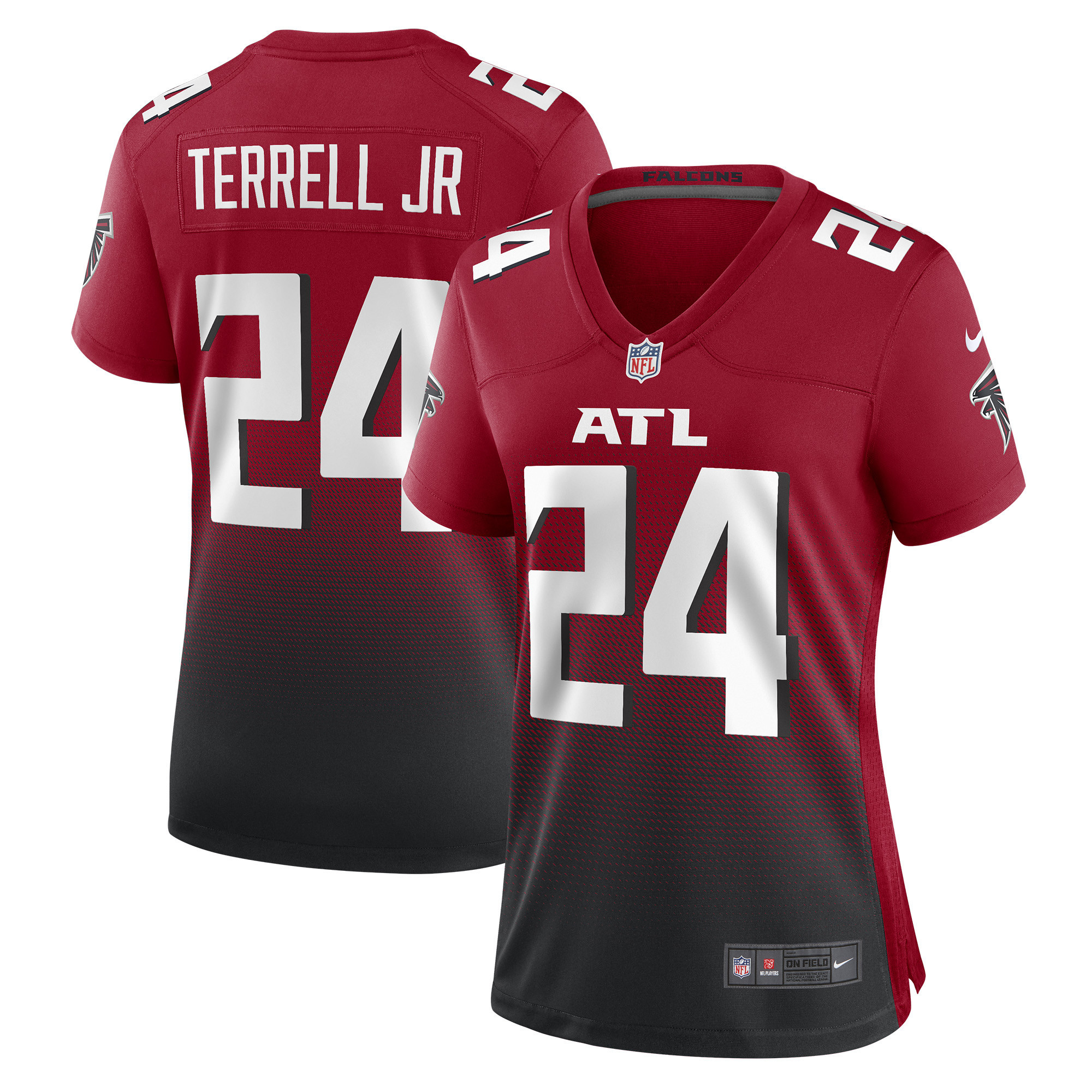 A.j. Terrell Jr. Atlanta Falcons Womens Game Jersey – Red NFL