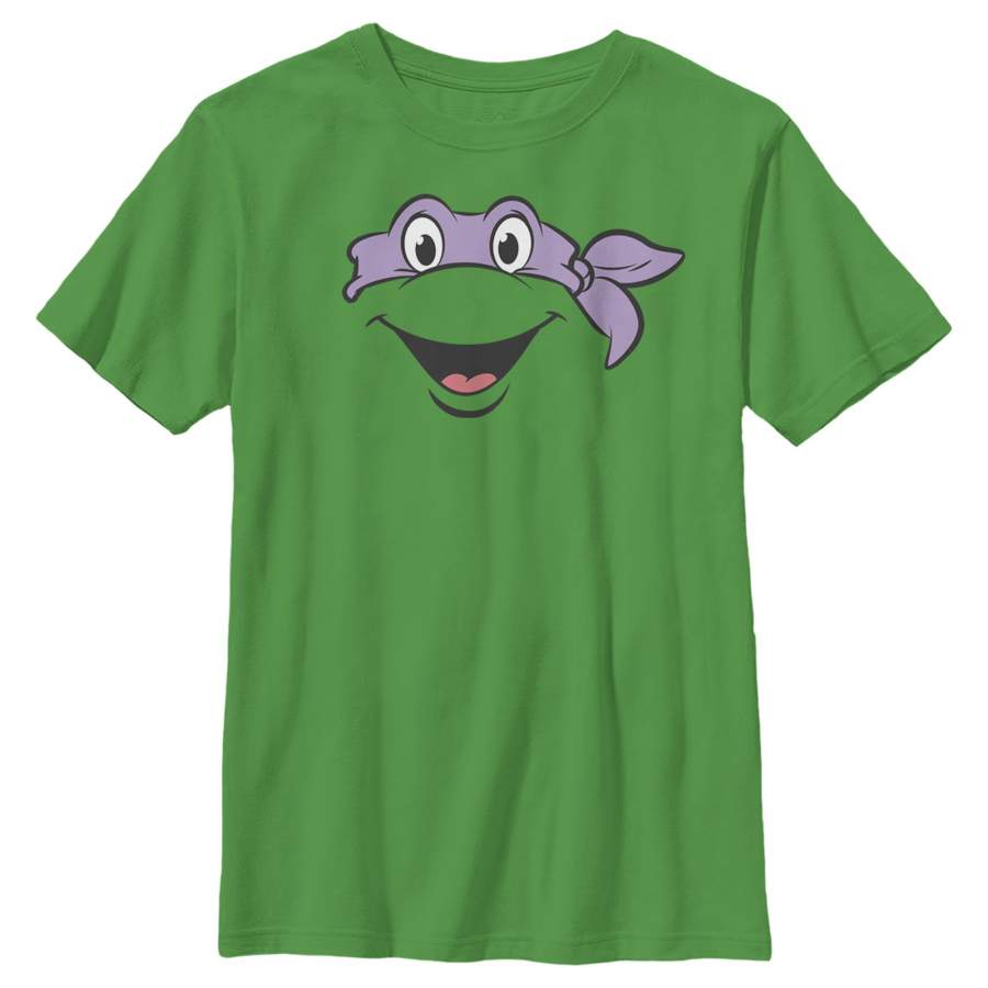 Teenage Mutant Ninja Turtles Boy’s Donatello Face  T Shirt