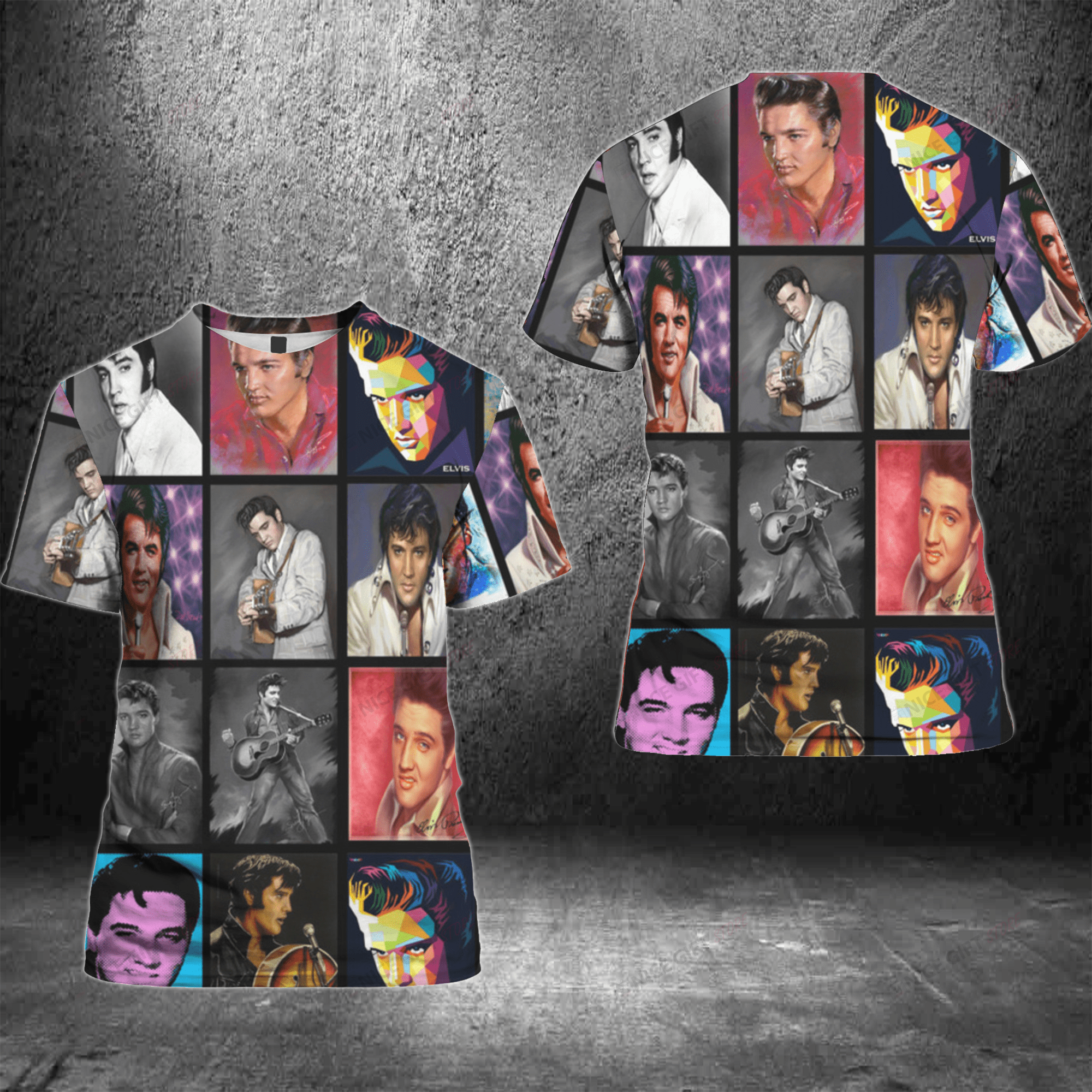 Elvis Presley 3D T-Shirt 3Ts-Q7E6