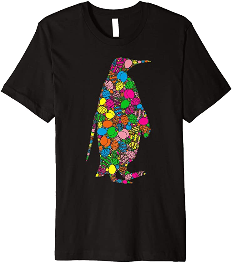 Colorful Egg Penguin Gift For Women Men Kids – Easter Day Premium T-Shirt