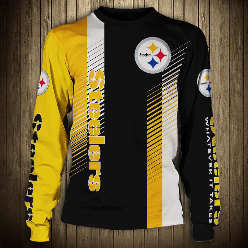 Women’S Pittsburgh Steelers Sweatshirt Stripe