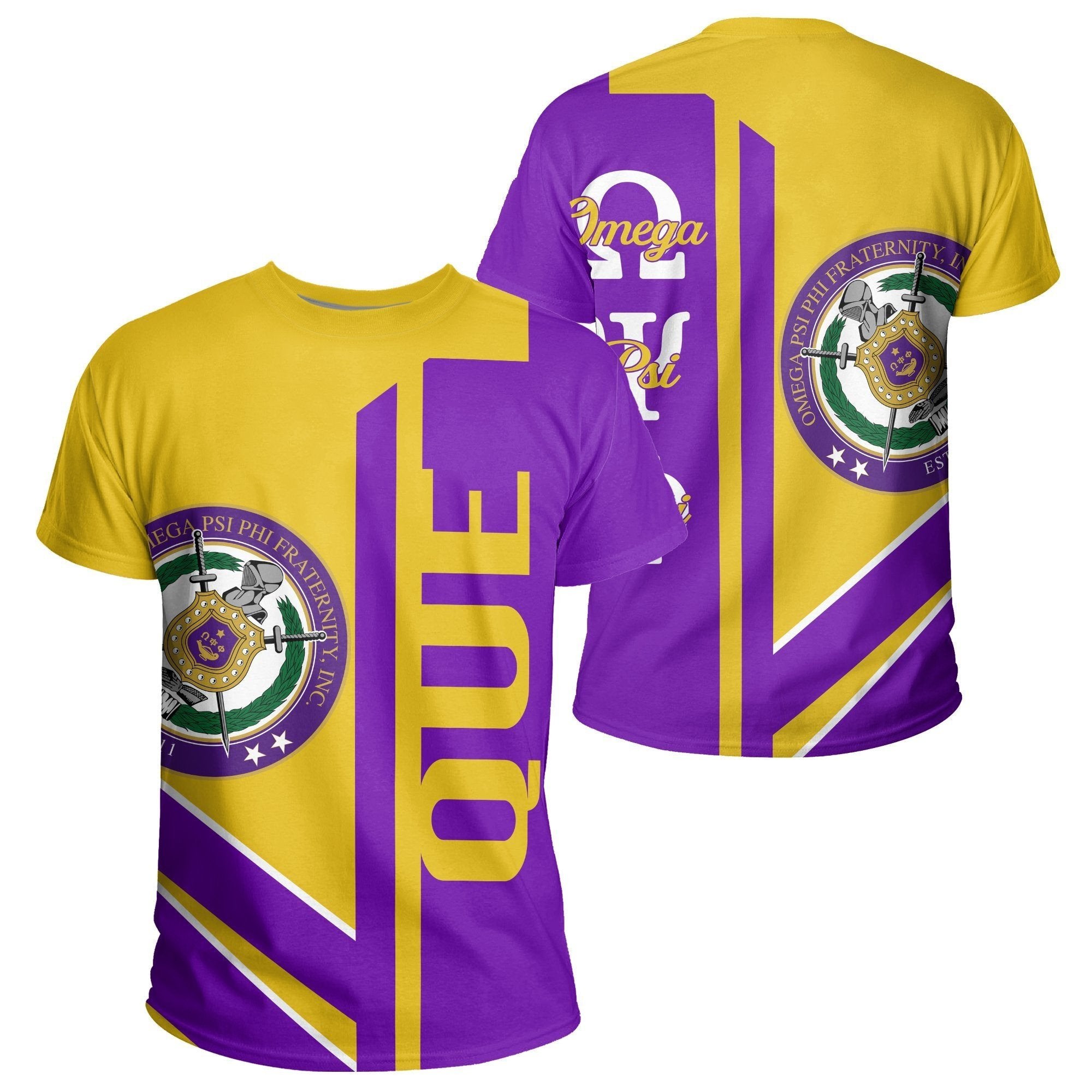 Fraternity Tshirt –  Omega Psi Phi Half Concept Tee