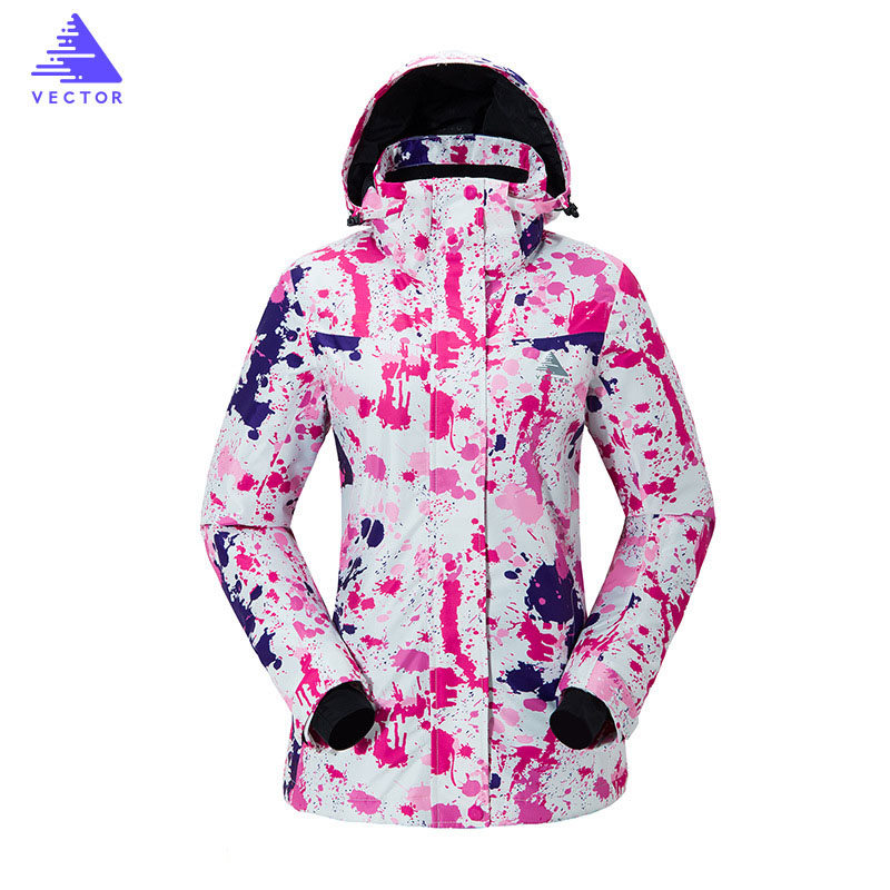 Women Ski Suit Brands Waterproof Breathable Female Snowboard Suits 2018 Winter Clothing Printed Women’s Skiing Jacket Pants Set alx