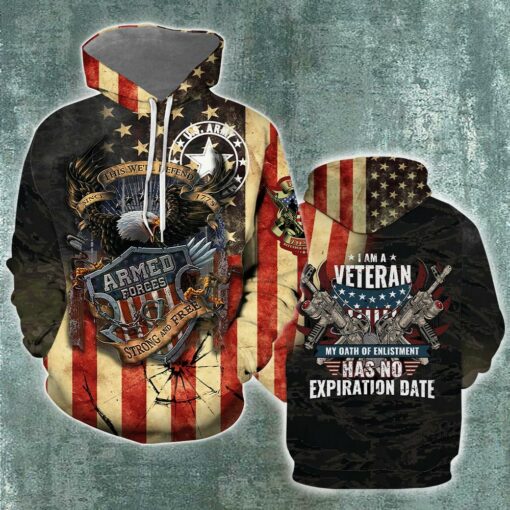 Us Army Veteran 3D All Over Print Shirts For Men & Women, Happy Veteran Memorial 3D Shirts, Veteran Day