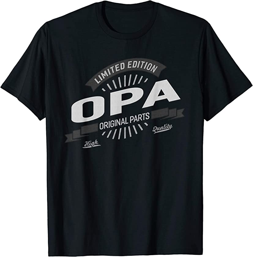 Vintage Opa Original Fathers Day Men Grandpa T-Shirt