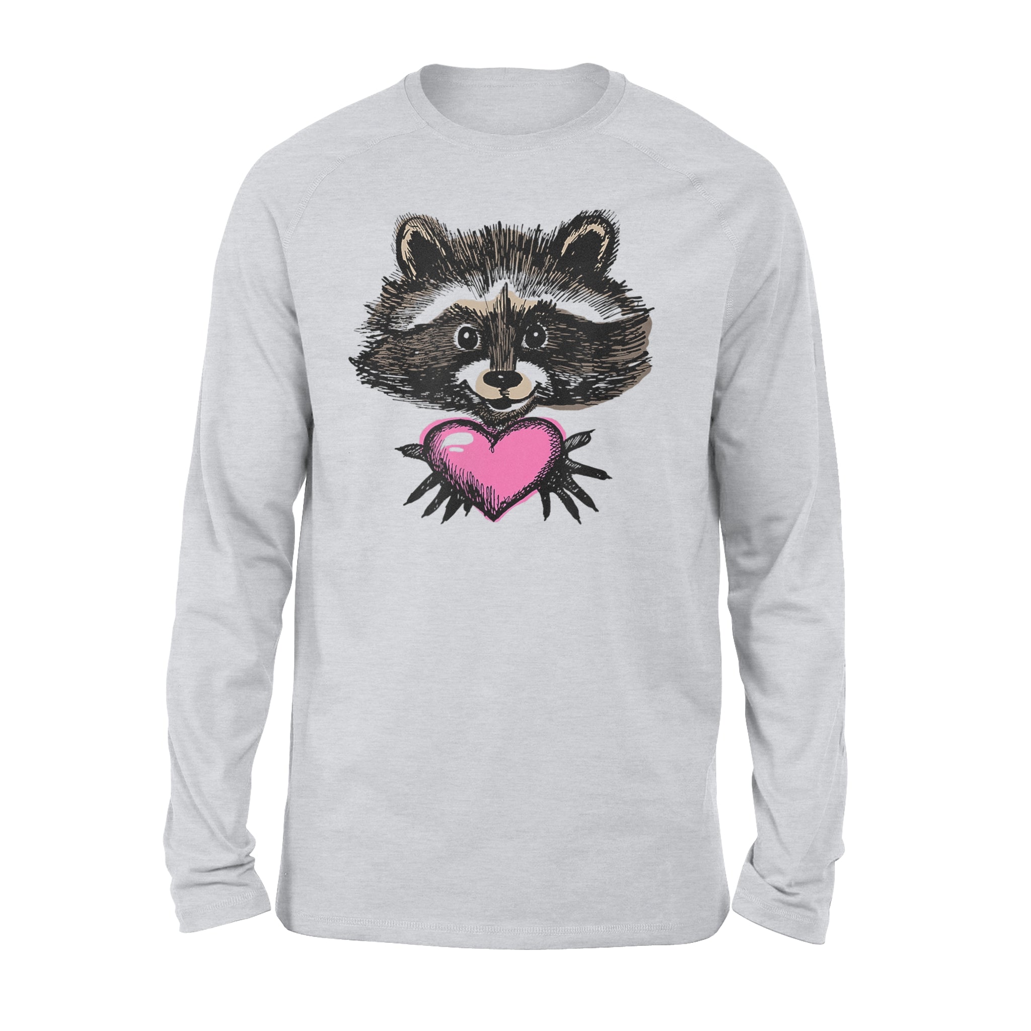 Racoon – Long Sleeve For Men Women Cute Raccoon Face Raccoon Long Sleeve – Fsd1152