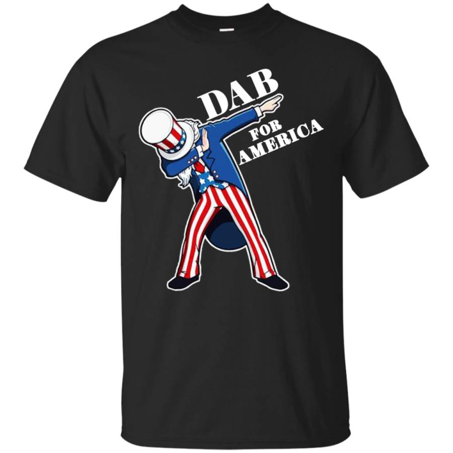 AGR Super Patriotic Uncle Sam Dabbing t shirtt 4th of July Cotton t shirt