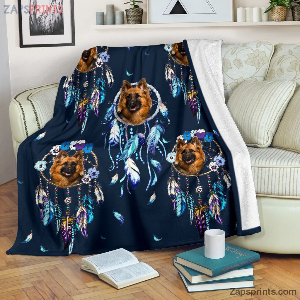 German Shepherd Dream Catcher Blanket – Cool Gift Ideas