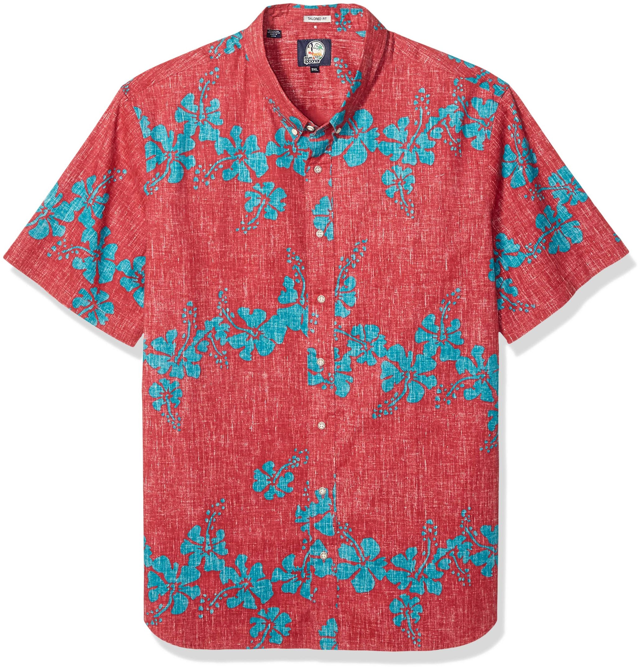 Flowers Blue Red Best Design Hawaii Shirt Ha110545