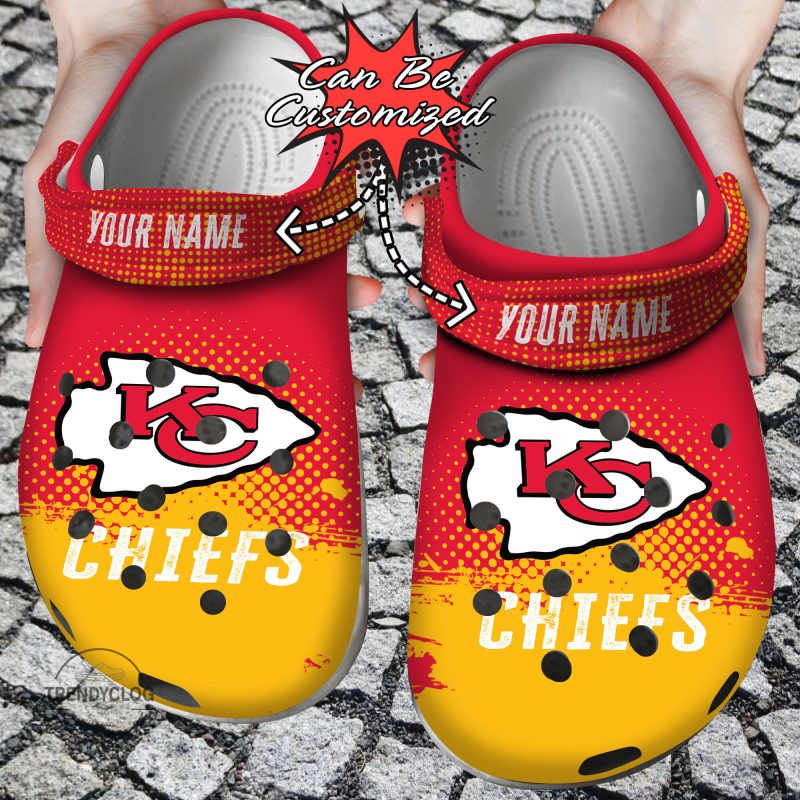 Football Personalized Chiefs Clog Shoes