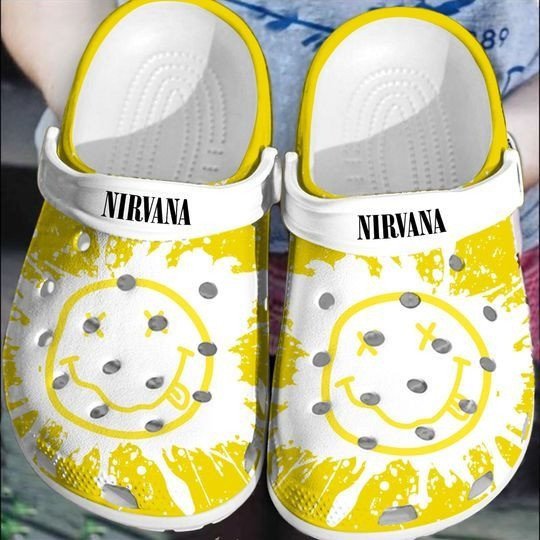 Nirvana Rock Band Music Gift Rubber Clogs Clogband Clogs, Comfy Footwear