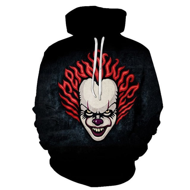 Halloween Pennywise Movie 3D All Over Hoodie Pf100
