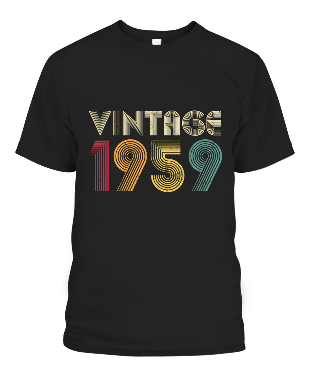 60th Birthday Gifts 1959 60 Years Old Retro Vintage Customize Any Ideas, Personalized T-shirt, Hoodie Adult, Kid, Unisex