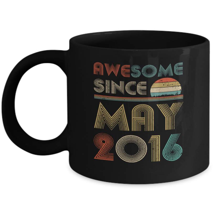 Awesome Since May 2016 Vintage 4th Birthday Gifts Mug