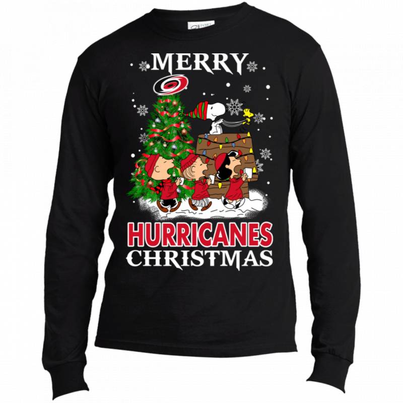 Merry Carolina Hurricanes Christmas Snoopy Ugly Sweater Style Shirts