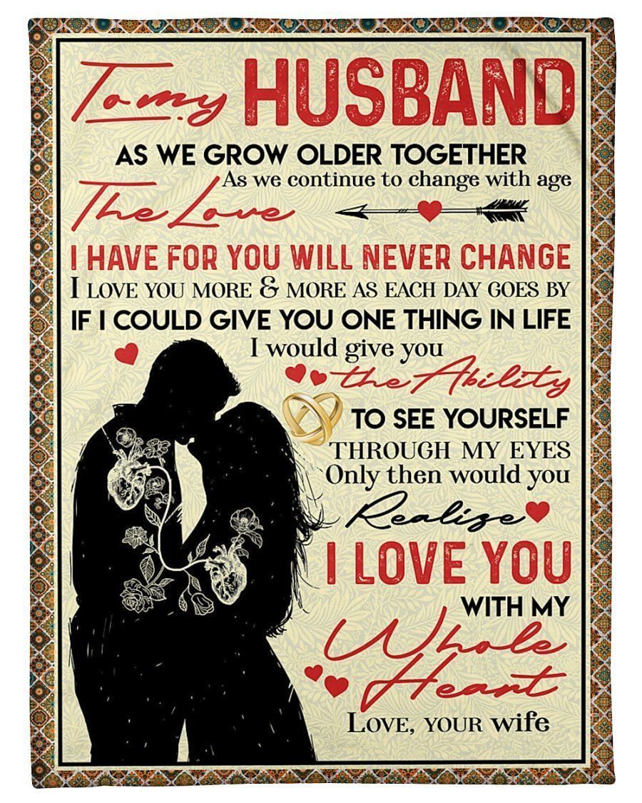 To My Husband,I’Ve You For Will Never Change,Soft Blanket, Fleece Blanket,Gift For Husband Home Decor Bedding Couch Sofa Soft And Comfy Cozy