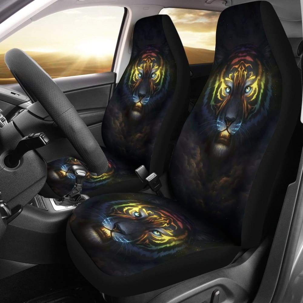 Tiger Art Design Animals Fantasy Car Seat Covers 210203