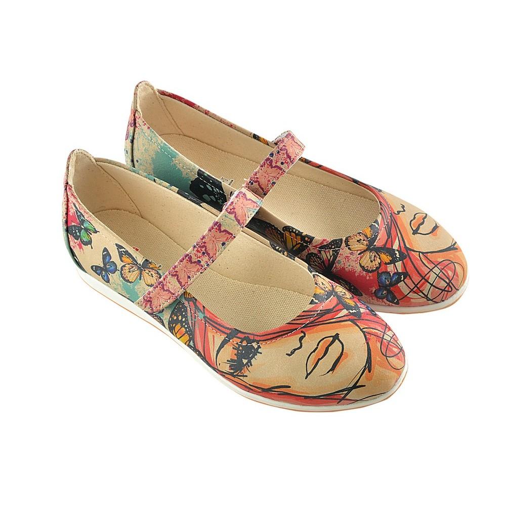 Beautiful Face Ballerinas Shoes Gob102