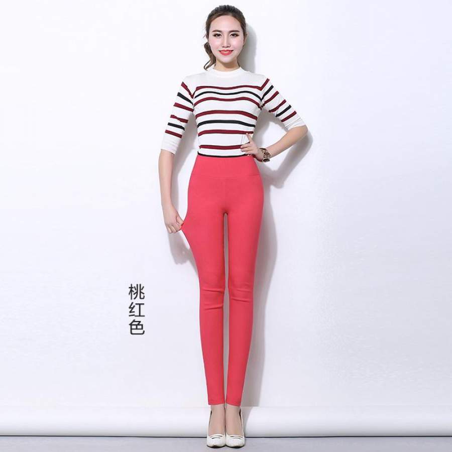 2018 summer High waisted Women Sexy Leggings 18 Color Stretch Plus Size 4XL 5XL Female Pencil Pants Ladies Leggings white black