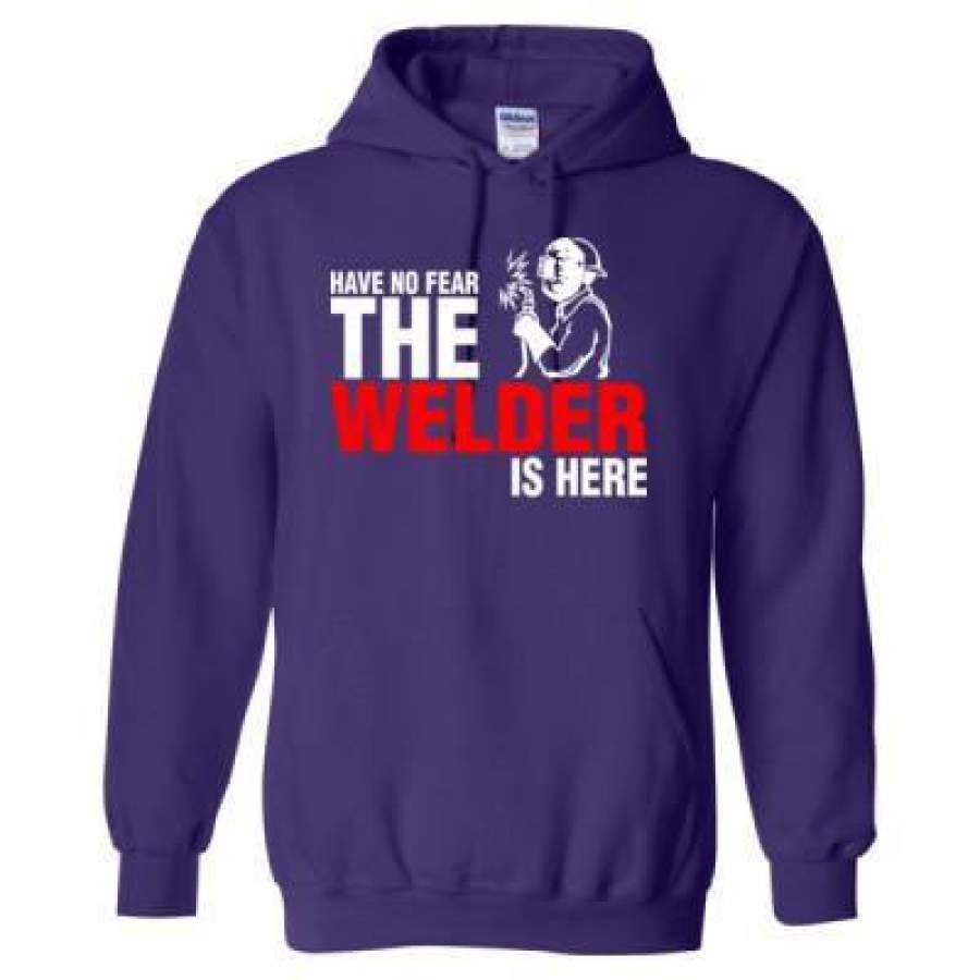 AGR Have No Fear The Welder Is Here – Heavy Blend™ Hooded Sweatshirt