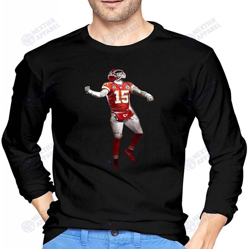 Long Sleeve Red Kansas City Mahomes Showtime T-shirt