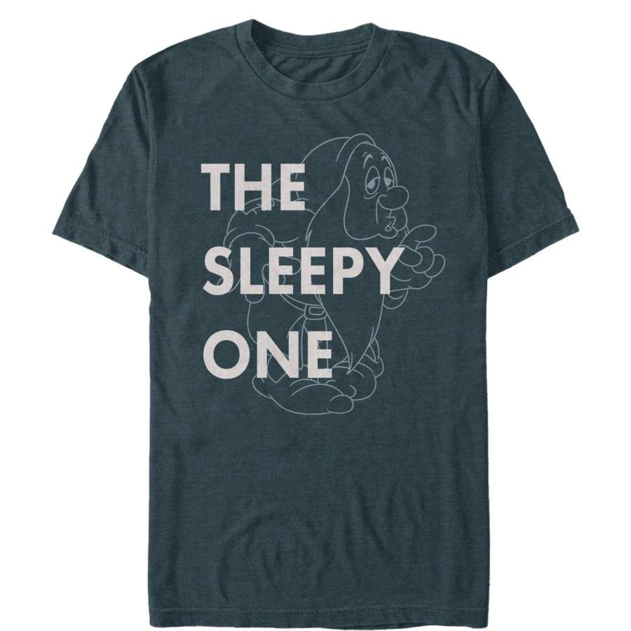 Snow White and the Seven Dwarves Men’s Sleepy One  T Shirt