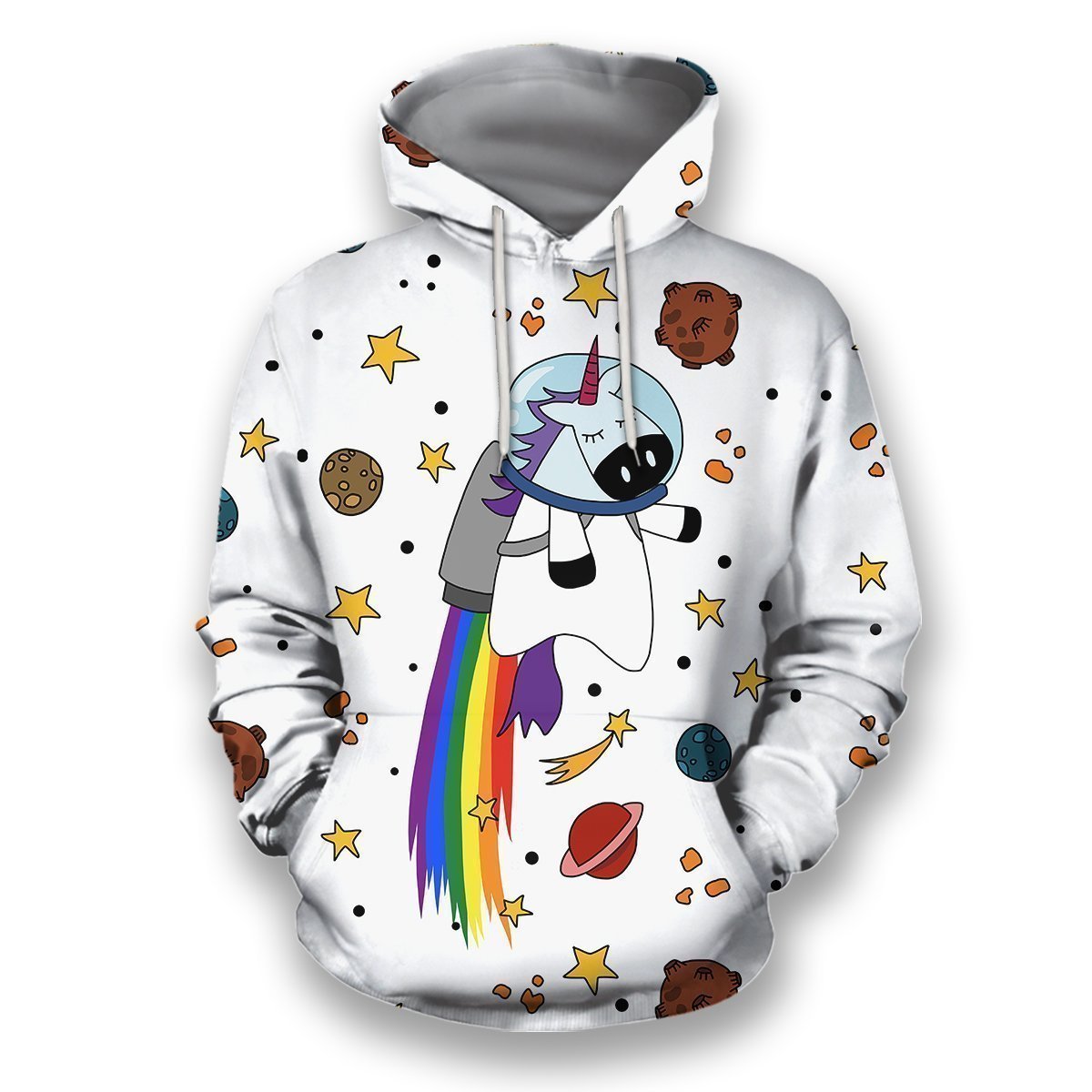 3D All Over Print Unicornio Astronaut