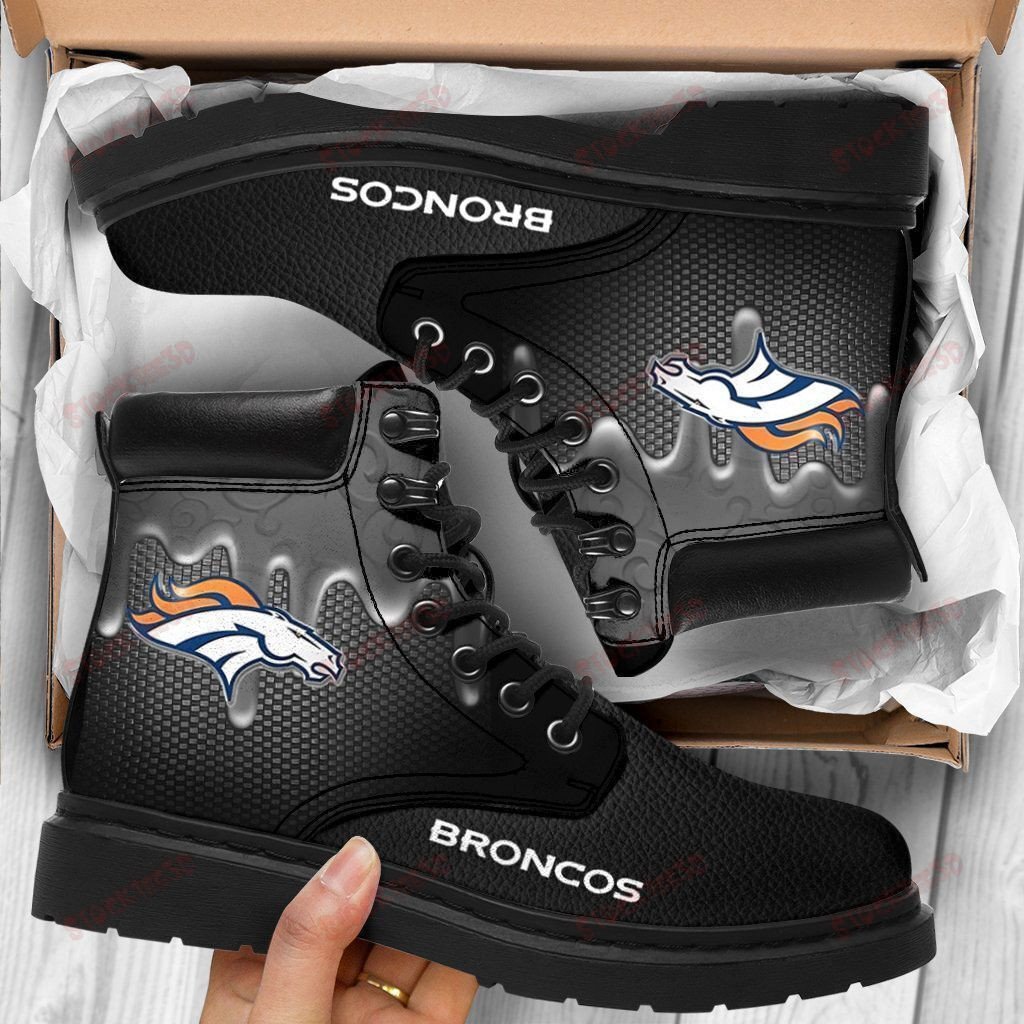 Denver Broncos Boots – Premium Shoes/ Premium Leather Boots – Gift For Sports Lovers 086