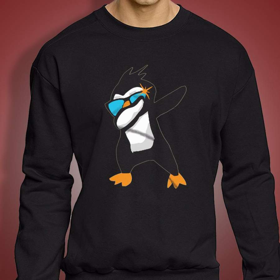 Rainbow Penguin Penguin Party Outfit Dabbing Penguin Men’S Sweatshirt