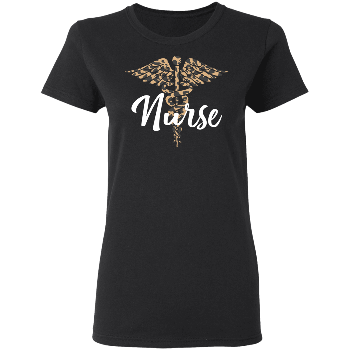 Nurse Leopard Ladies’ T-Shirt