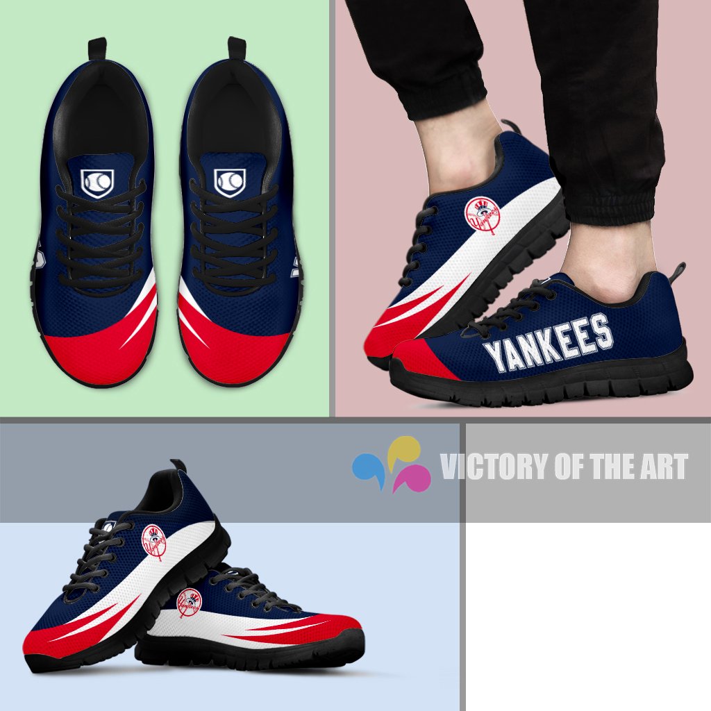 Special Gift Logo New York Yankees Sneakers