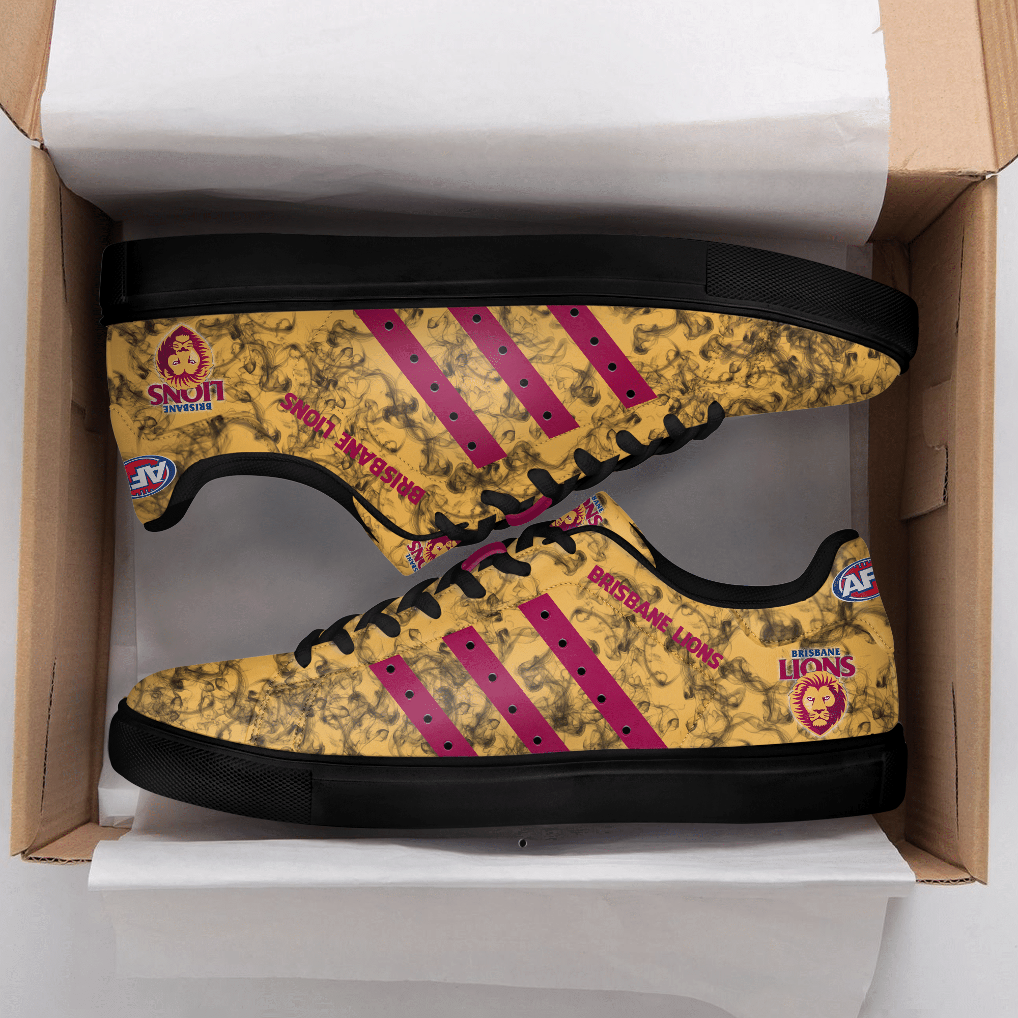 Brisbane Lions Low Top Shoes V12