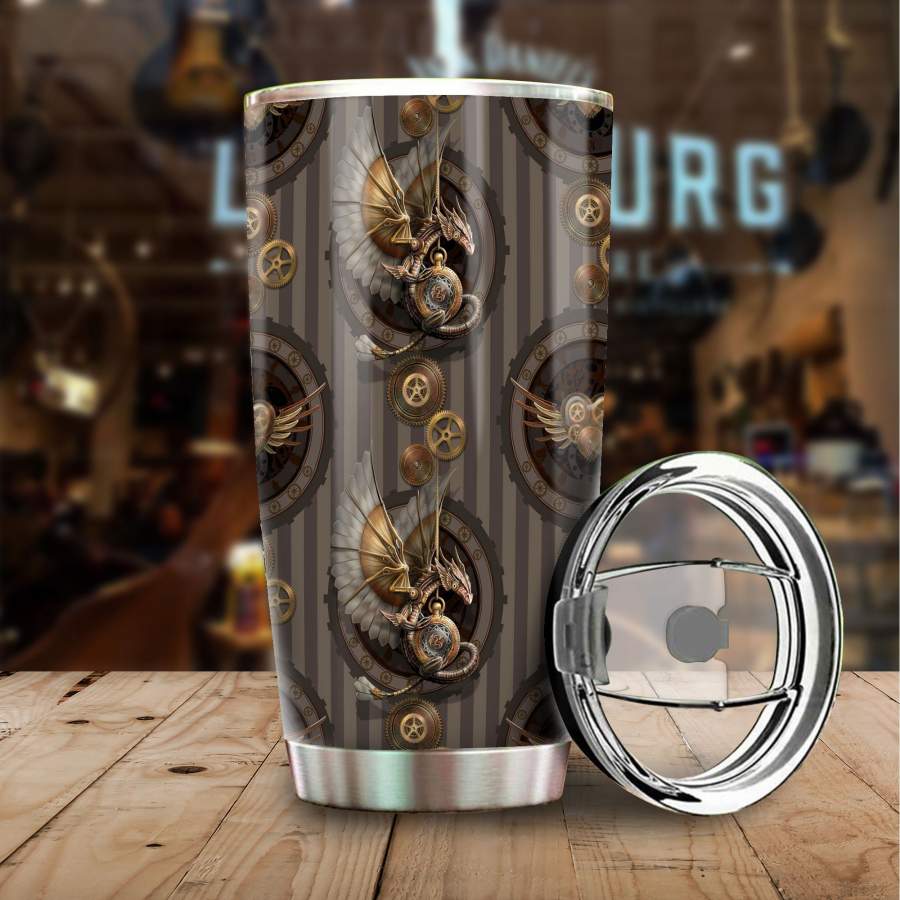 Steampunk Dragon Stainless Steel Tumbler – Zeleton Store