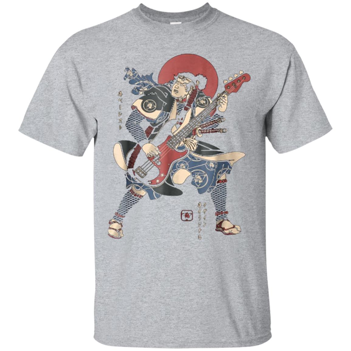 Bassist Samurai No,4, Samurai Guitar T-Shirt