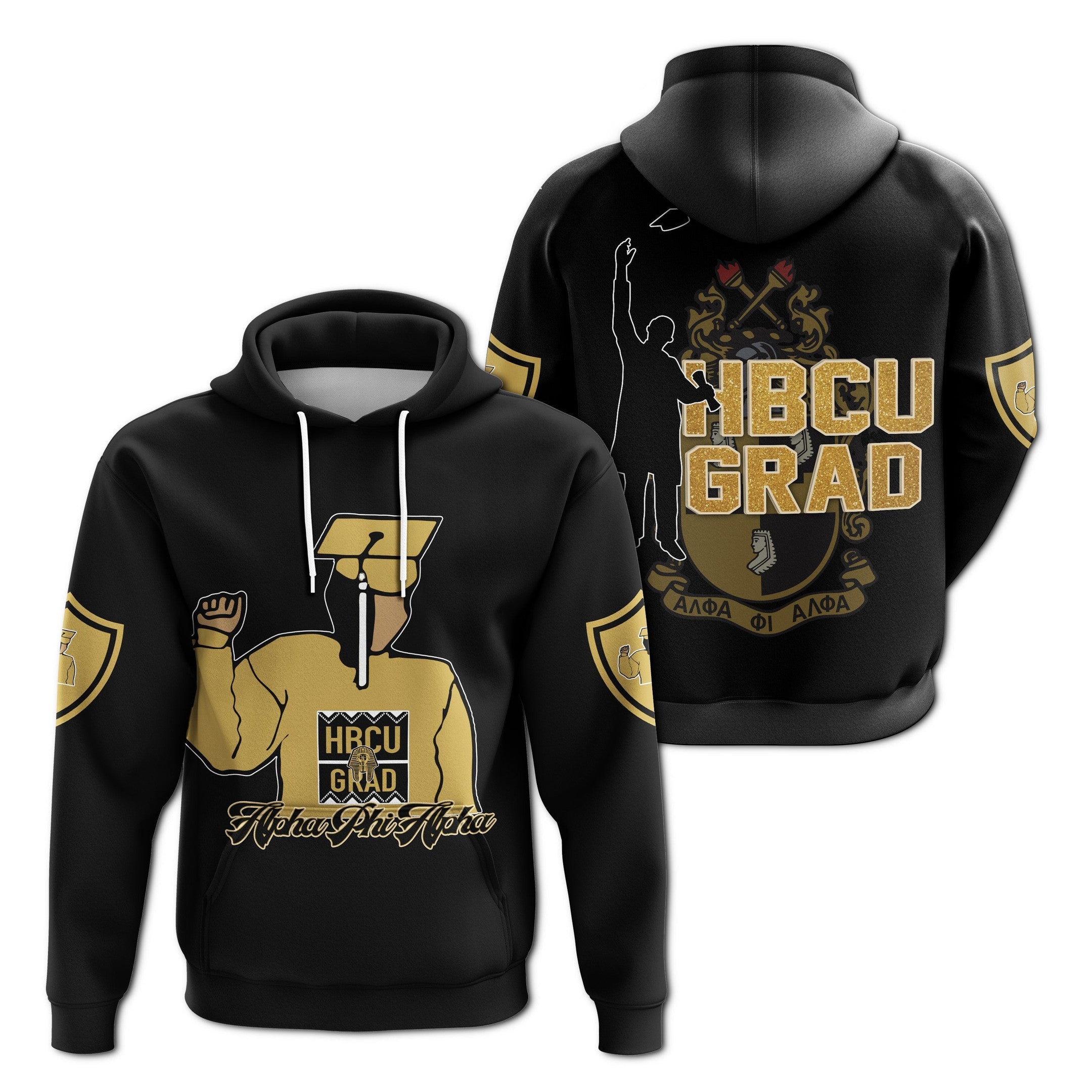 Fraternity Hoodie – Alpha Phi Alpha Hbcu Style Pullover