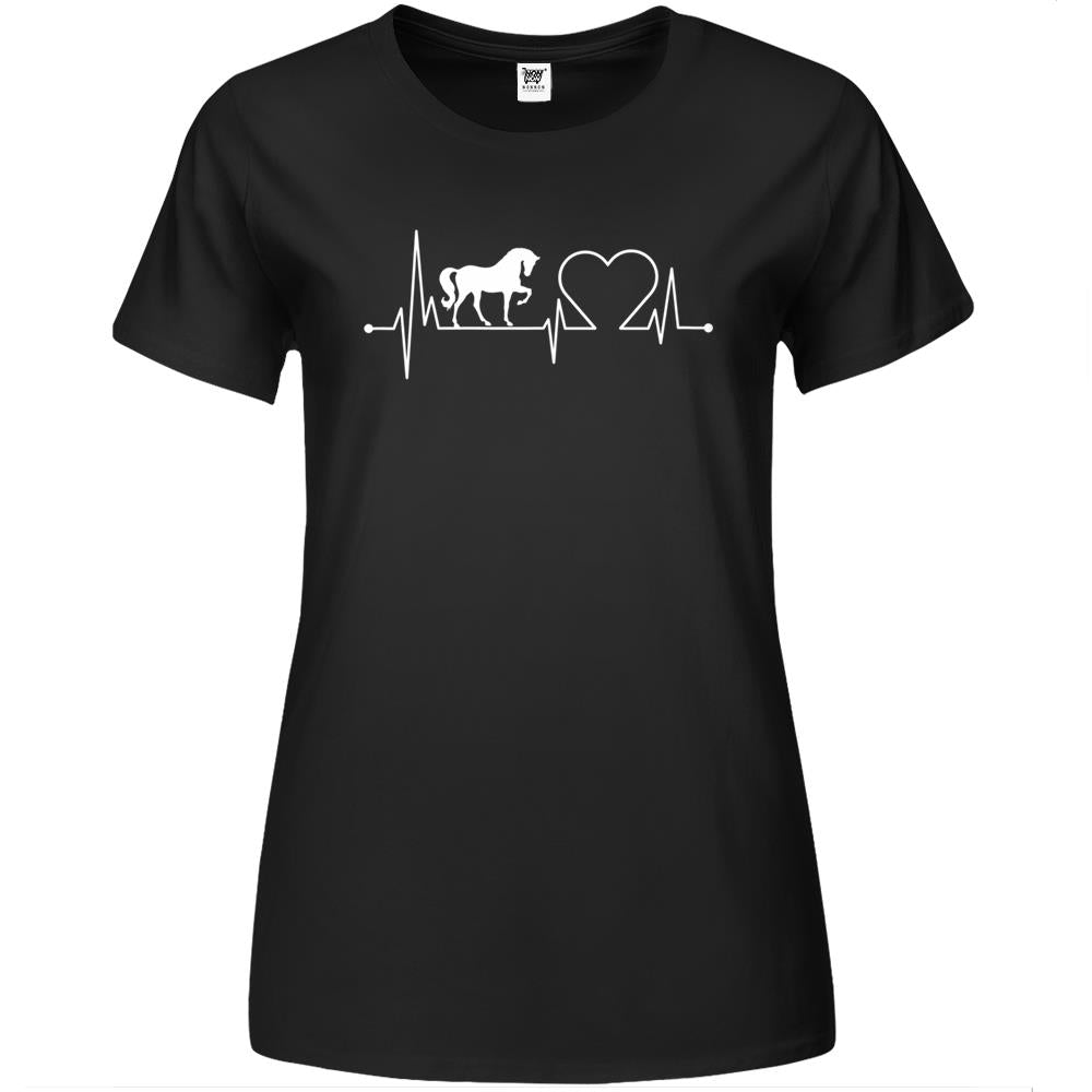 My Horse Is My Therapist  My Horse Is My Valentine Premium Womens T Shirts