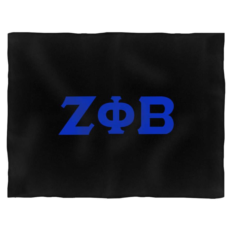 Zeta Phi Beta Zeta Greek Lettered Blanket