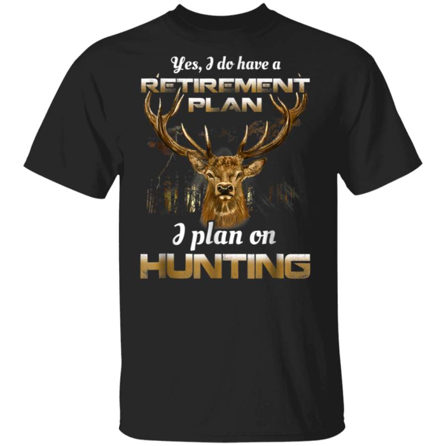 Bow Hunting Shirt Fun My Retirement Plan T Shirt Deer Hunter G500 Gildan 5.3 oz. T-Shirt