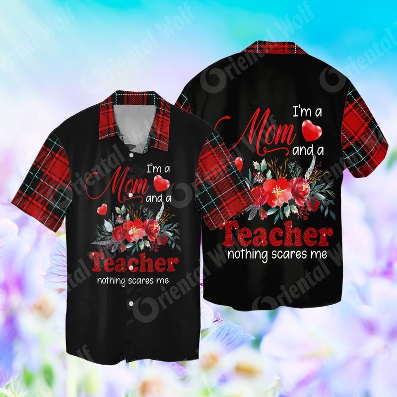 A Mom And Teacher Day Full Print Hawaii Shirt Ha77061