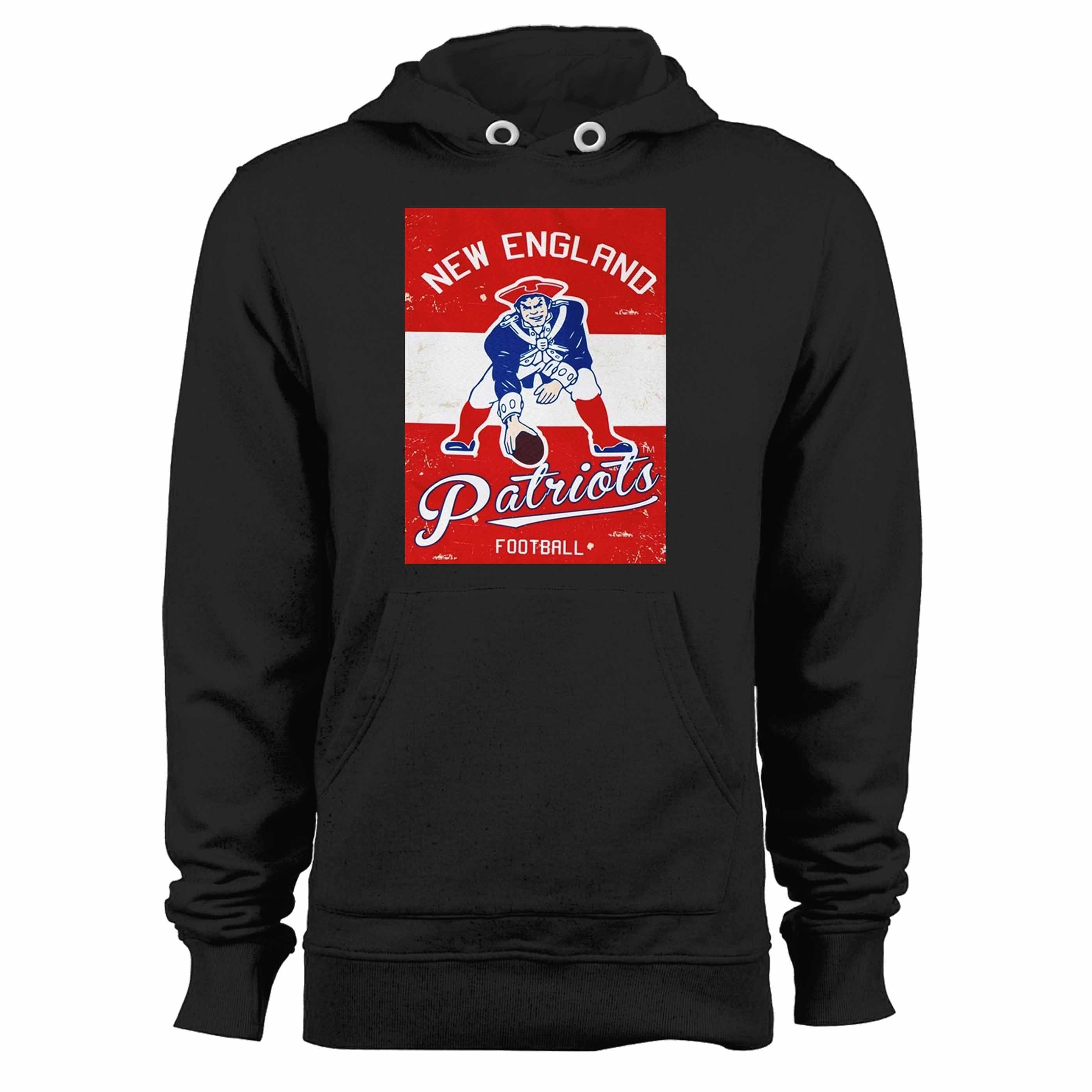 New England Patriots Flag Vintage Unisex Hoodie