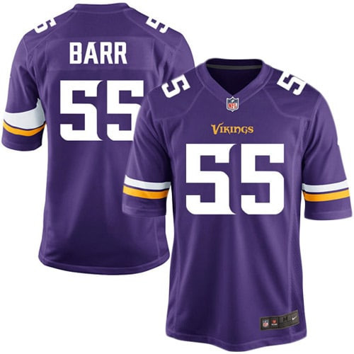 Anthony Barr Minnesota Vikings Team Color Game Jersey – Purple NFL