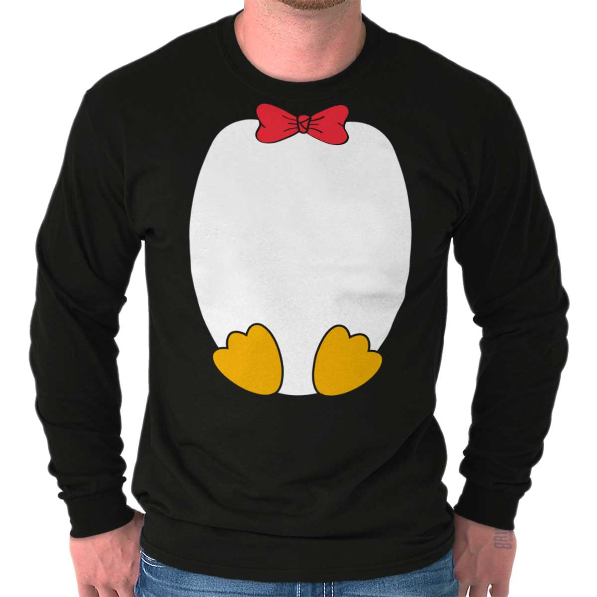 Baby Penguin Tuxedo Long Sleeve T Shirt