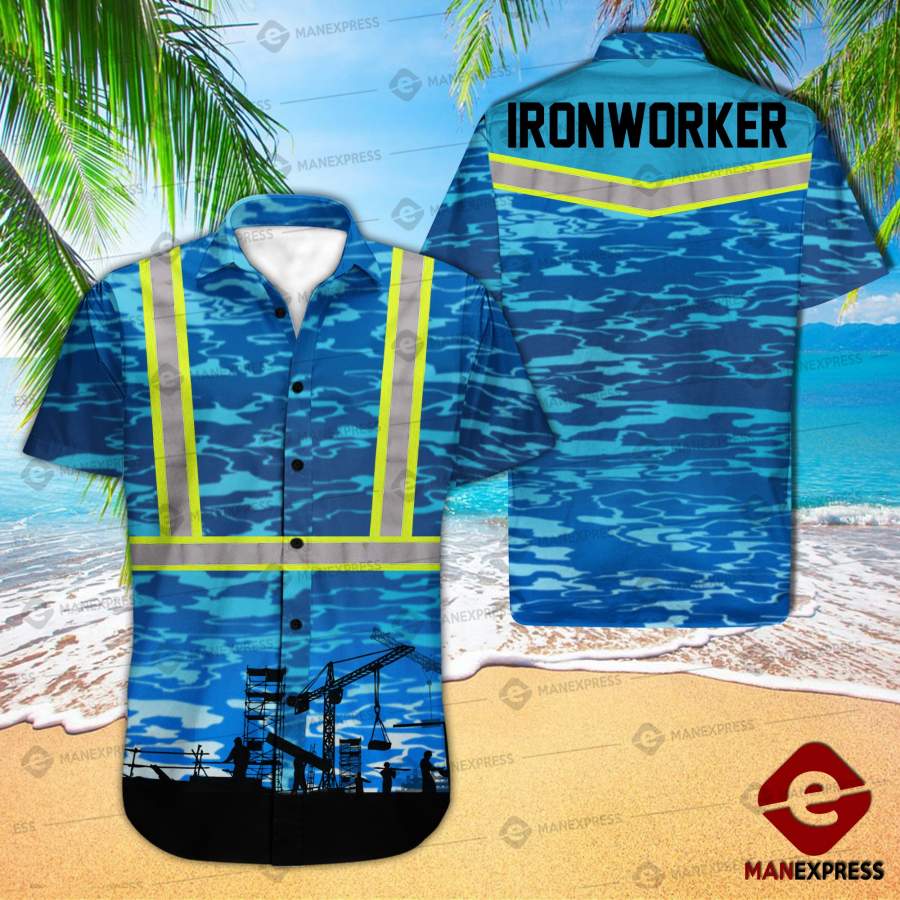 Mh 208 Ironworker Safety Hawaiian Shirt Tl Ha15109