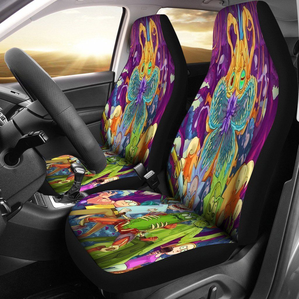 Colorful Creeepy Rabbit Car Seat Covers amazing best gift ideas 2020