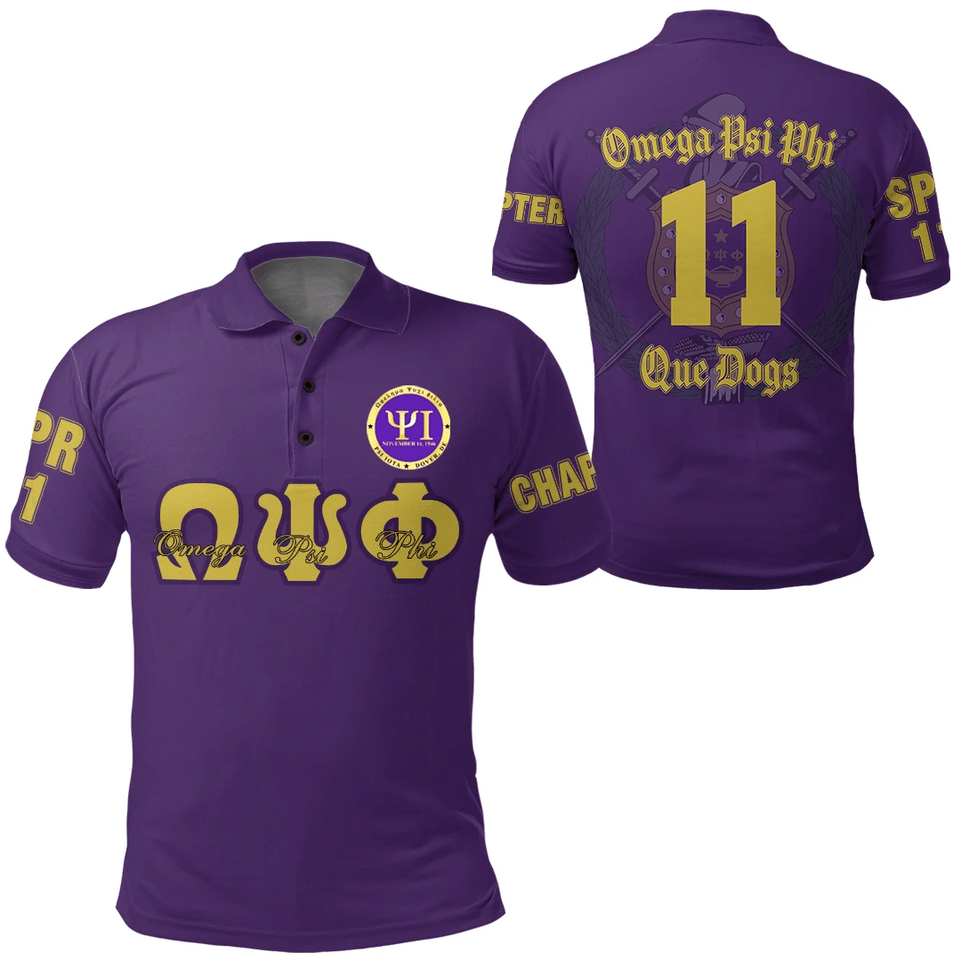 Fraternity Polo – Omega Psi Phi Psi Iota Chapter Polo Shirt