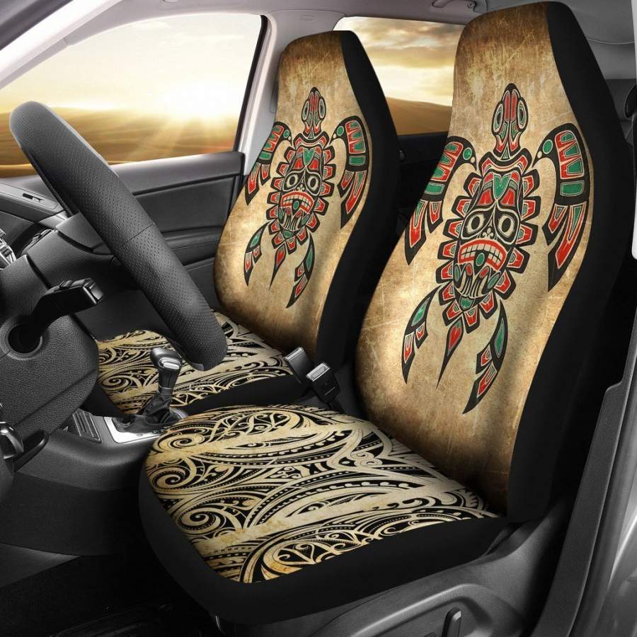 Vintage Turtle Car Seat Covers