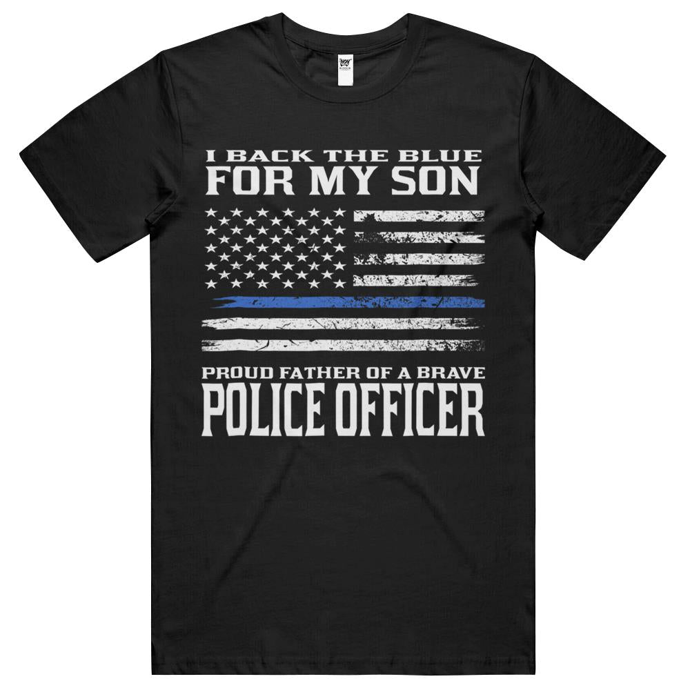 Proud Father Of Police Officer Son T Shirts