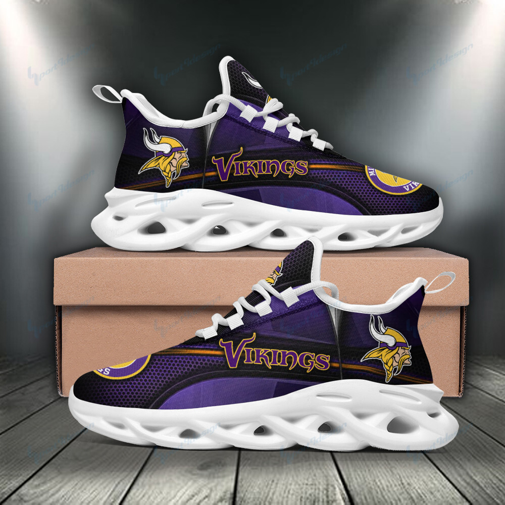 Minnesota Vikings Yezy Running Sneakers Bb691